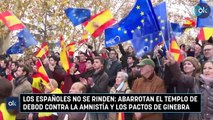 Los españoles no se rinden: abarrotan el Templo de Debod contra la amnistía y los pactos de Ginebra