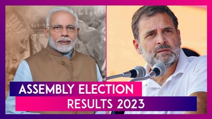 BJP Poised To Win Three Hindi Heartland States, Congress Gets Good News From Telangana