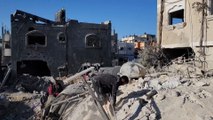 قصف إسرائيلي على منزل في رفح جنوب غزة