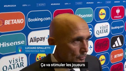 Spaletti : "Nous aurions préféré un groupe plus abordable"