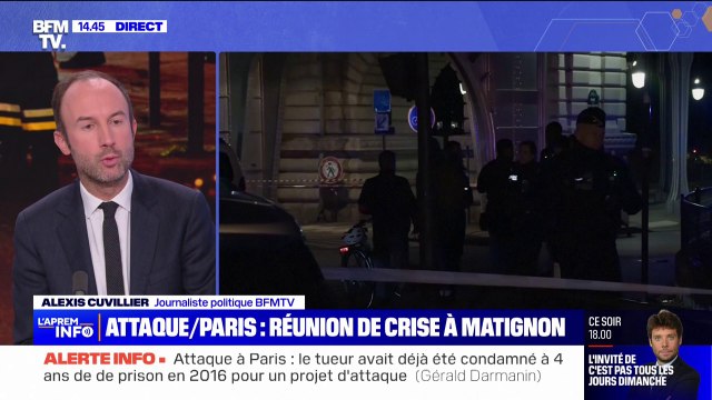 Attaque à Paris: Emmanuel Macron demande à Élisabeth Borne de tenir une réunion sécuritaire cet après-midi