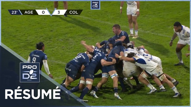 PRO D2 Saison 2023-2024 J12 - Résumé SU Agen - Colomiers Rugby