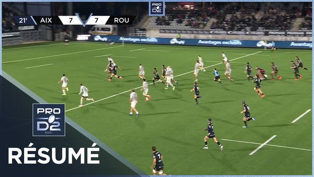 PRO D2 Saison 2023-2024 J12 - Résumé Provence Rugby - Rouen Normandie Rugby