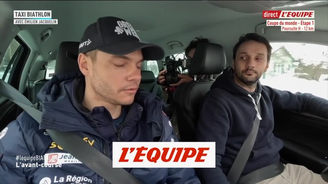 Taxi biathlon avec Emilien Jacquelin - Biathlon - CM (H)