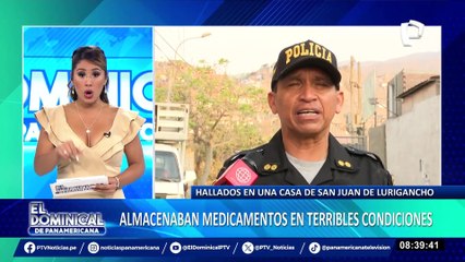 SJL: hallan medicamentos en terribles condiciones en vivienda cercana al penal Castro Castro