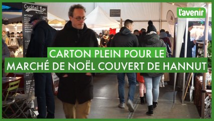 Carton plein de pour le Marché de Noël indoor de Hannut