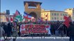 Firenze, il corteo antagonista dopo il meeting europeo di Salvini