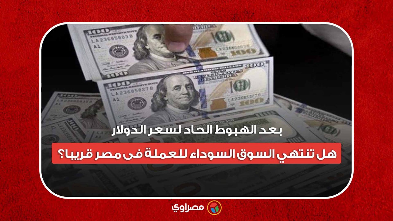 بعد الهبوط الحاد لسعر الدولار  هل تنتهي السوق السوداء للعملة فى مصر قريبا؟