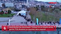 TCG Anadolu'ya 7'den 70'e ziyaretçi akını