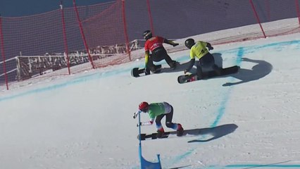 Le replay du snowboardcross aux Deux Alpes - Snowboard - CM
