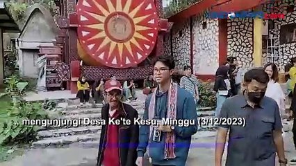 Momen Alam Ganjar Kunjungi Desa Ke'te Kesu, Kagum Komoditas dan Karya Asal Toraja