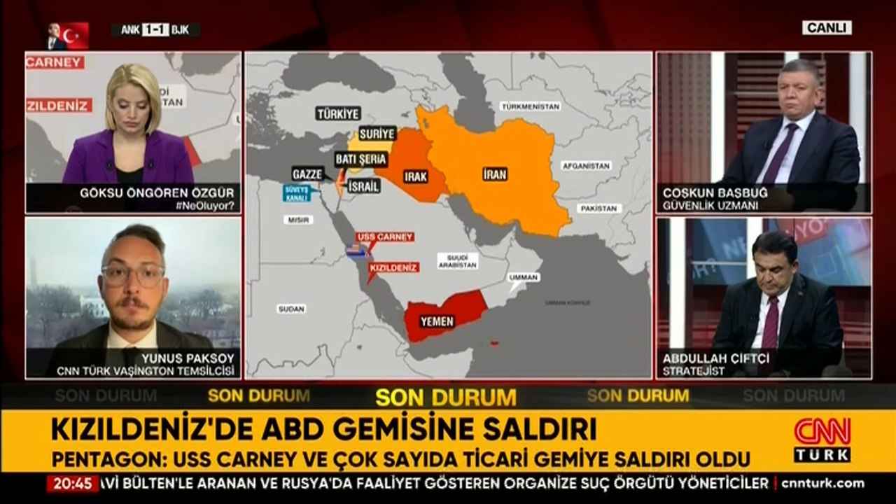 Son dakika haberi: Kızıldeniz'de ABD gemisine saldırı