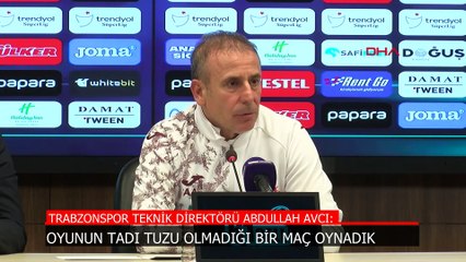 Abdullah Avcı, Kayserispor maçı sonrası konuştu: Tadı tuzu olmayan bir maç oynadık