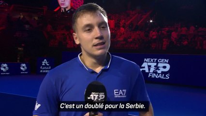ATP - Next Gen ATP Finals 2023 - Hamad Medjedovic : "Je suis heureux de suivre les traces de Novak Djokovic"