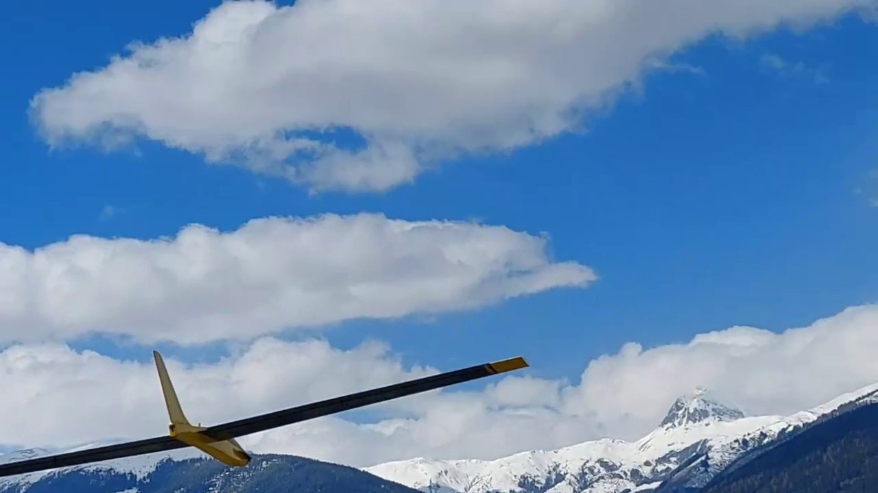 Rc Hangflug, Nurflügel Schweissgut Habicht beim Berghof
