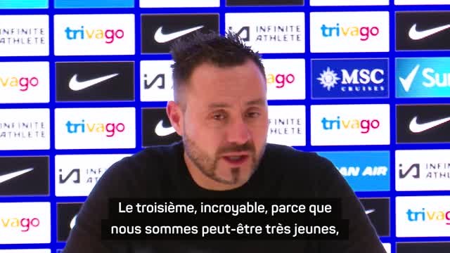 14e j. - De Zerbi : “Nous avons encaissé trois buts stupides”