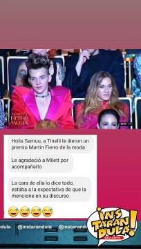 Marcelo Tinelli dedica mensaje a Milett Figueroa.