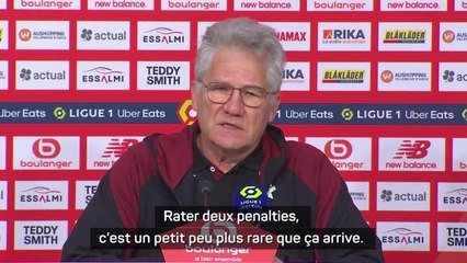14e j. - László Bölöni : "Rater deux penalties, c'est rare"
