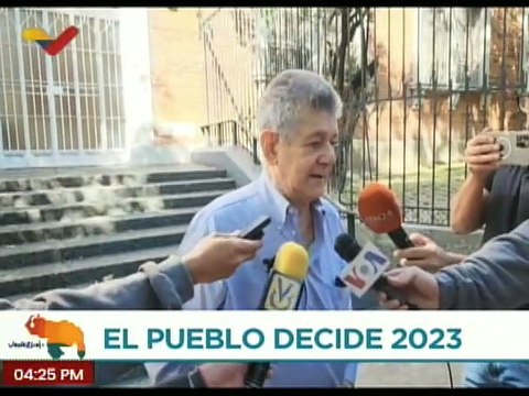 Dirigentes de Oposición ejercen su derecho al voto en defensa de el Esequibo