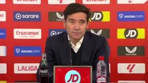 La crítica de Marcelino al VAR tras lo sucedido en Sevilla: 