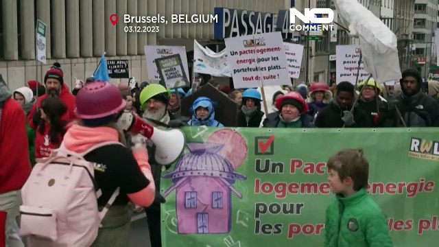 Экоактивисты провели массовый митинг в Брюсселе