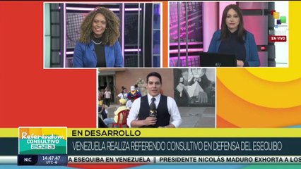 Venezolanos califican el proceso electoral en defensa del Esequibo de rápido y sencillo