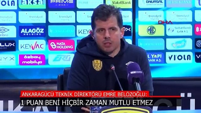 Emre Belözoğlu, Beşiktaş maçı sonrası konuştu: 1 puan beni hiçbir zaman mutlu etmez
