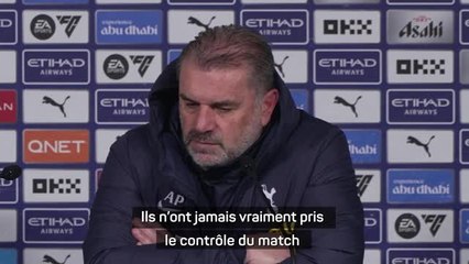 14e. j. - Postecoglou : "Contre City, on peut très vite se faire balayer..."