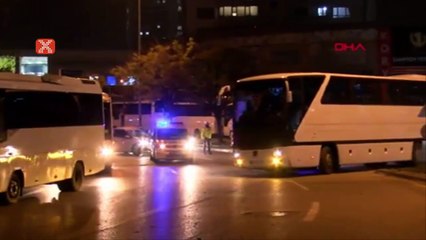 Ankara'da maç sonu taraftarlar arasında olaylar çıktı