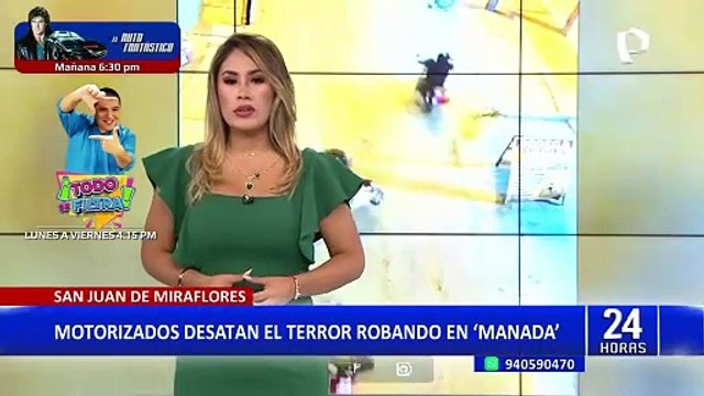 San Juan de Miraflores: vecinos atemorizados por constantes robos en manada