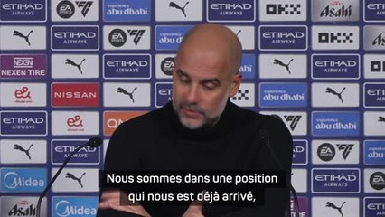 14e j. - Guardiola : “Le seul remède quand on joue à ce niveau, c’est d’insister”
