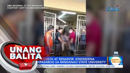 Ilang kongresista at senador, kinondena ang pagpapasabog sa Mindanao State University | UB