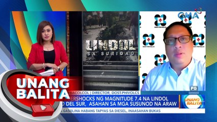 Panayam kay Teresito Bacolcol, Director, DOST-PHIVOLCS (December 4, 2023) | UB
