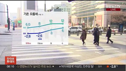 [날씨] 아침 영하권 추위…낮에는 온화, 기온 오름세