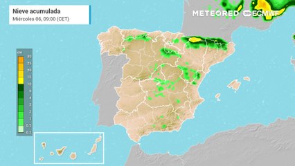 La semana del puente de diciembre comenzará con nieve en estas zonas