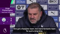 Postecoglou has 'great respect' for complimentary Guardiola