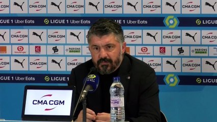 OM-SRFC : Gattuso "le plus important ce soir c'était de gagner le match, pas de savoir comment"