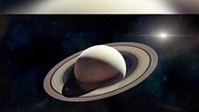 Saturn is the sixth planet from the Sun and the second-largest in the Solar System.