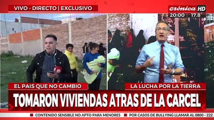 Tomaron viviendas atrás de la cárcel: "Mañana a primera hora nos desalojan"