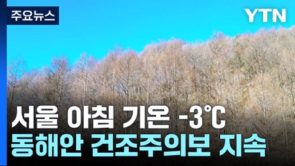 [날씨] 구름 많고 낮부터 추위 풀려...동해안 건조주의보 / YTN