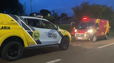 Durante tentativa de furto, homem cai de laje e fica ferido