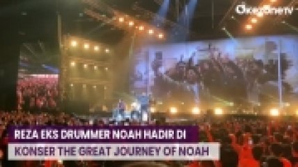 Reza Mantan Drummer NOAH Tak Kuasa Menahan Tangis, Saat Ikut Kembali dan Ramaikan Konser NOAH