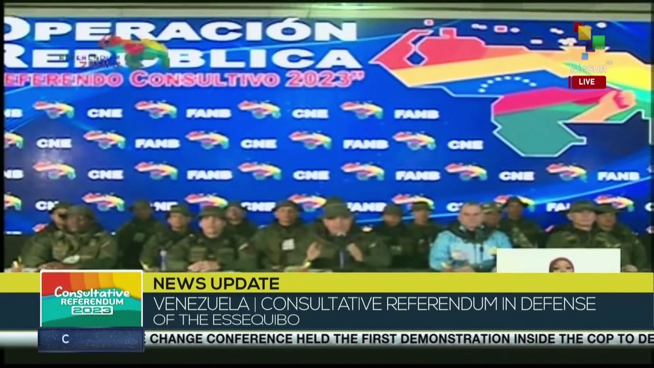 The Minister of defense offer statements on the Guyana Essequiba