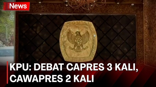 KPU RI Sebut Debat Capres Digelar 3 Kali dan Cawapres 2 Kali