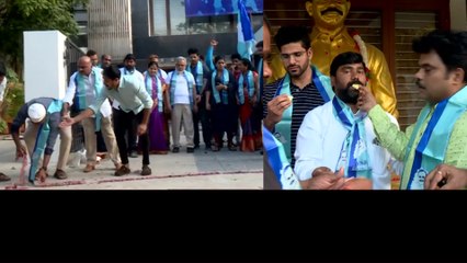 Telangana లో Congress గెలుపుతో.. YSRTP కార్యాలయంలో సంబరాలు..| Telugu Oneindia
