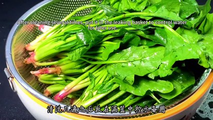 Vegetarians and chefs share their homely recipe for cold spinach, which is refreshing and delicious