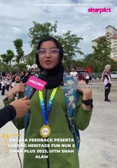 SEKITAR kemeriahan Sarong Heritage Fun Run x Sinar Plus 3KM. Pelbagai fesyen digayakan!