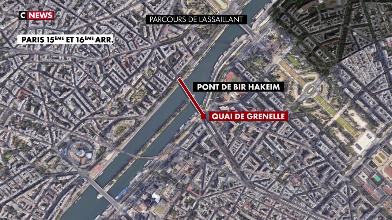Attaque terroriste à Paris : le trajet de l'assaillant