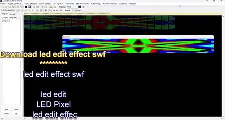 download led edit effect swf 3