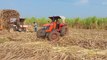 My Kubota Tractor pulled out heavy loaded sugarcane swaraj tractor // Stuck sugarcane tractor video // tractor videos in India //  how to pull out loaded sugarcane stuck tractor